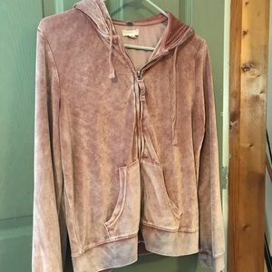 Dusty rose velvet jacket